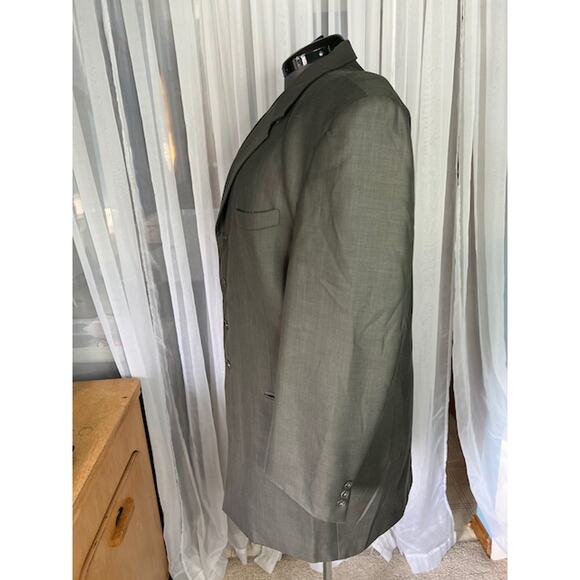 Blazer 5 button vintage 1980s gray Italian made - Picture 5 of 11